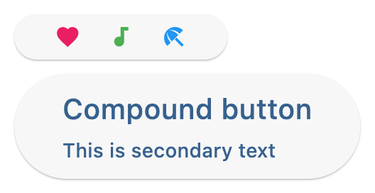 Buttons with custom content